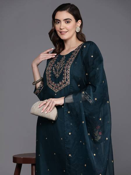 Indo Era Women Kurta Pant Set