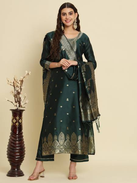 VredeVogel Women Kurta Pant Dupatta Set