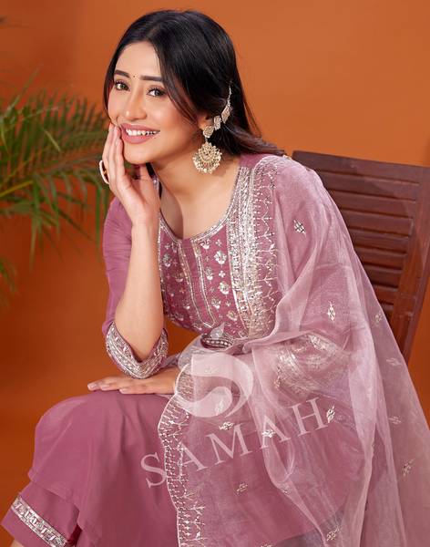 Samah Women Kurta Pant Dupatta Set