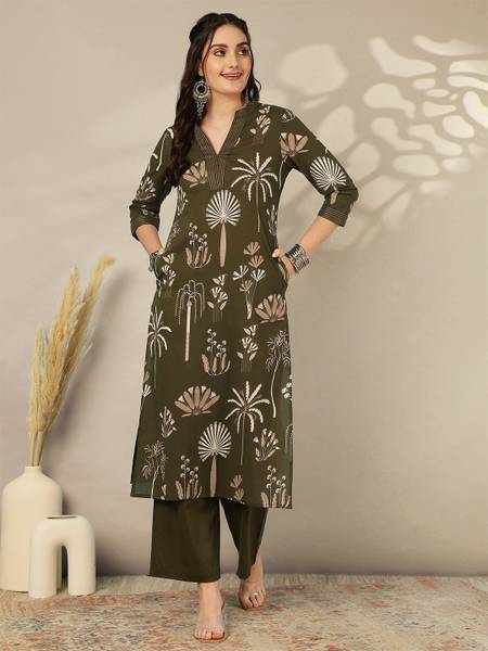 Gulmohar Jaipur Women Kurta Palazzo Set