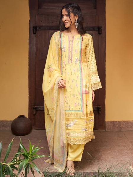 LIBAS Women Kurta Palazzo Dupatta Set