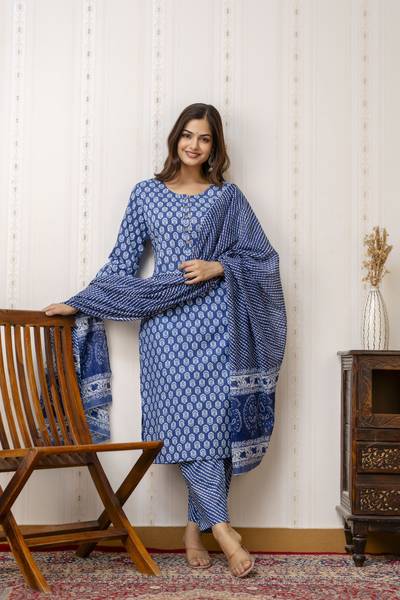 Divastri Women Kurta Pant Dupatta Set