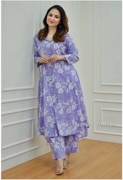 MATTLOOK Women Kurta Palazzo Set