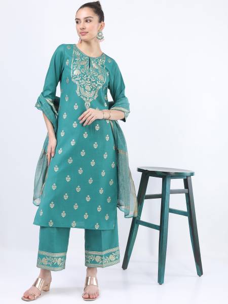 KETCH Women Kurta Palazzo Set