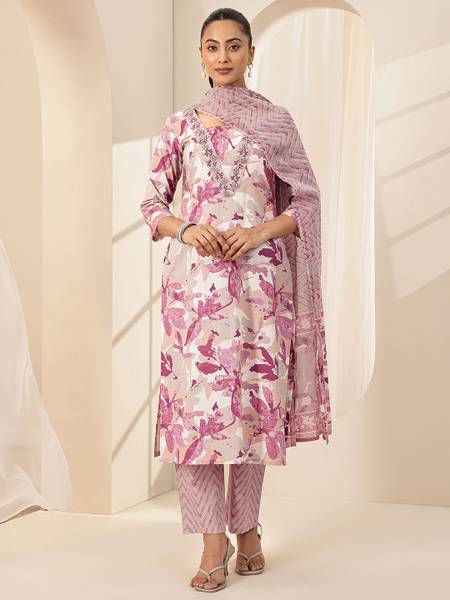 LIBAS Women Kurta Pant Dupatta Set