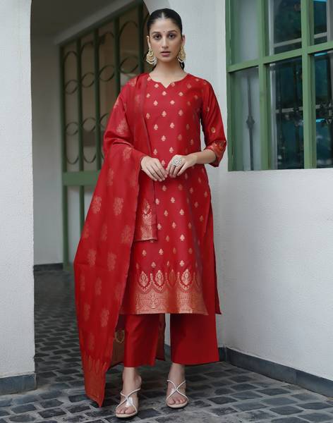 Skylee Women Kurta Pant Dupatta Set