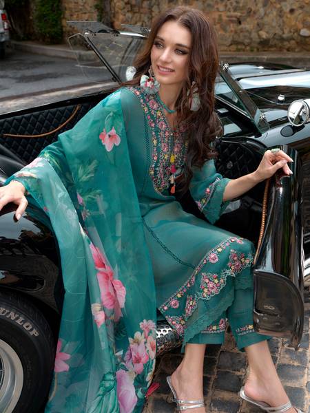 Indo Era Women Kurta Pant Dupatta Set