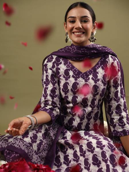 Indo Era Women Kurta Pant Dupatta Set