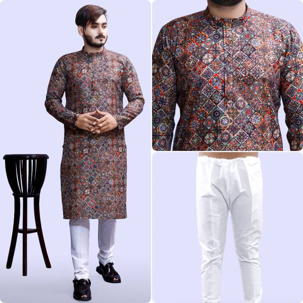 Tibra Collection Men Kurta Pyjama Set