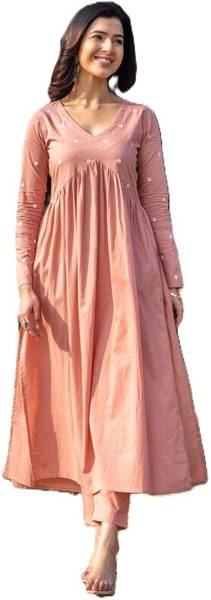 PFK Women Kurta Pyjama Set