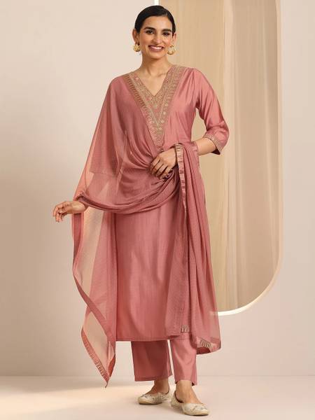 LIBAS Women Kurta Pant Dupatta Set