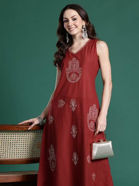 Indo Era Women Kurta Palazzo Set
