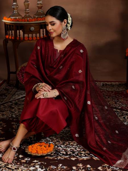 LIBAS Women Kurta Salwar Dupatta Set