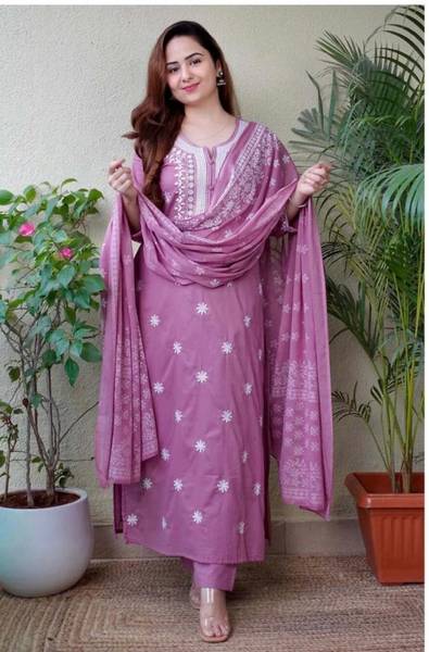 ISUEL Women Kurta Pant Dupatta Set