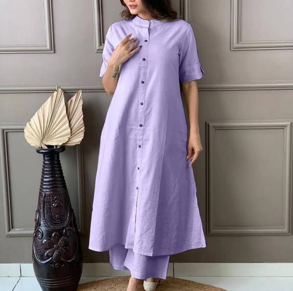 Vyakticreations Women Kurta Palazzo Set