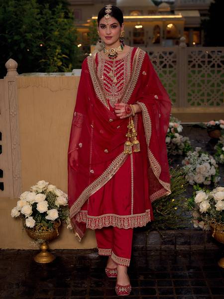 Indo Era Women Kurta Pant Dupatta Set
