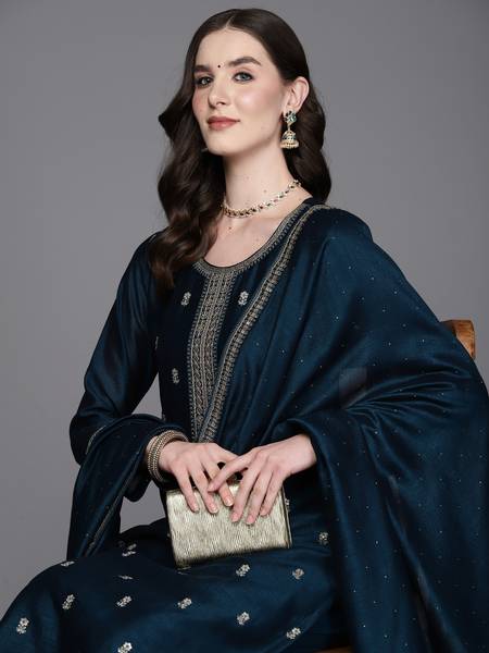 Indo Era Women Kurta Pant Dupatta Set