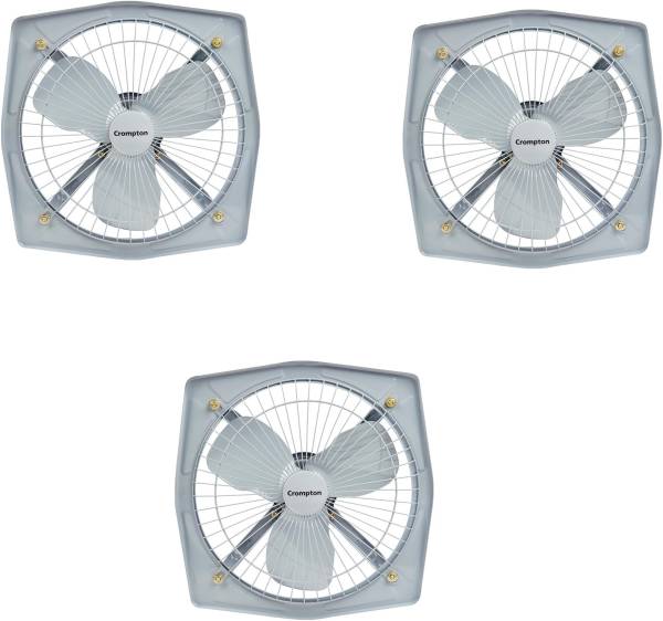 Crompton Drift Air Plus Pack of 3 225 mm Exhaust Fan