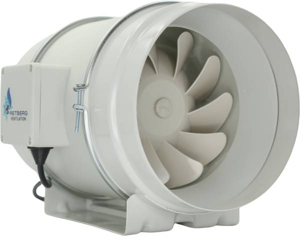 ASTBERG VENTILATION Astberg AF200 200mm/8 Silent Mix Flow/Inline Duct Fan/Inline Exhaust 200 mm Exhaust Fan
