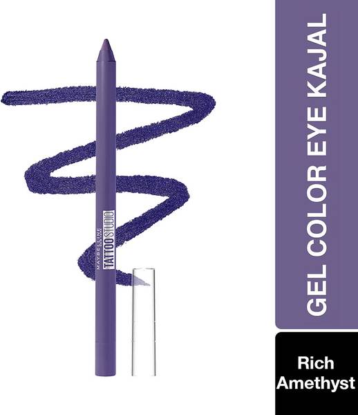 MAYBELLINE NEW YORK Tattoo Gel Kajal Color Pencil, Metallic Finish, Waterproof, 36H Wear