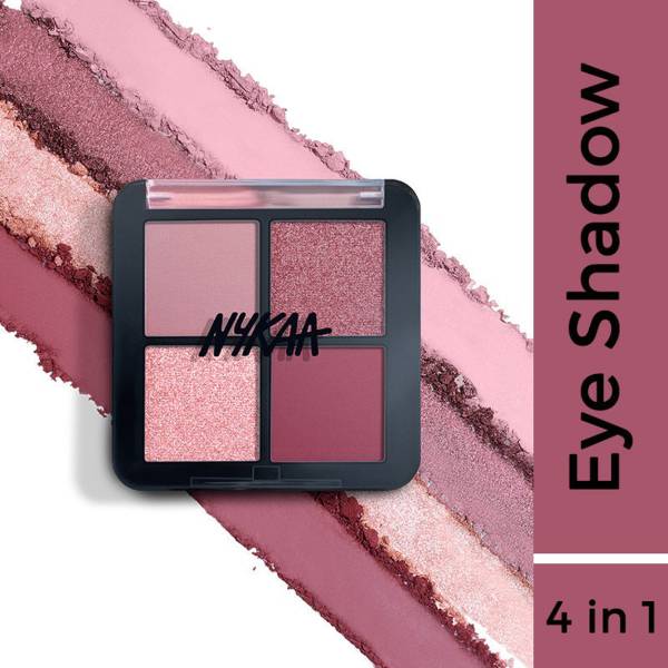 NYKAA Eyes On Me! 4 in 1 Quad Eyeshadow Palette Brunch Party 5g 5 g
