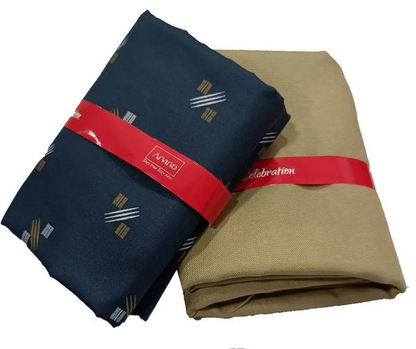 Arvind Polycotton Printed Shirt & Trouser Fabric