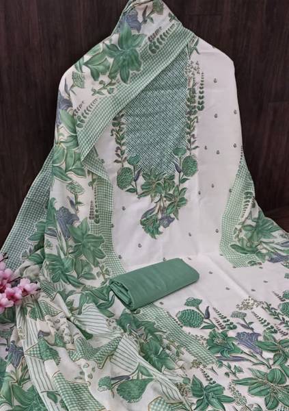 Vijaycreation Pure Cotton Printed Salwar Suit Material