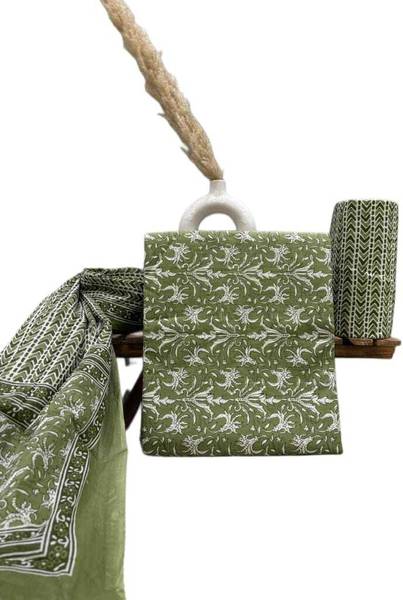 KWATCHI Pure Cotton Printed Salwar Suit Material