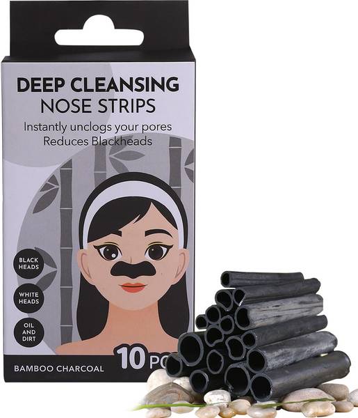 MINISO 10 PCS Nose Strips For Blackhead Whitehead Remover,Nose Pore Cleanser Strips