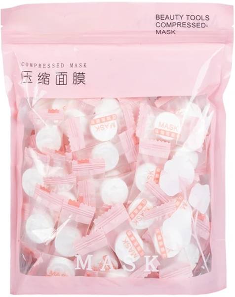 RANORE 50 Pcs Compressed Face Mask DIY Facial Spa Sheets