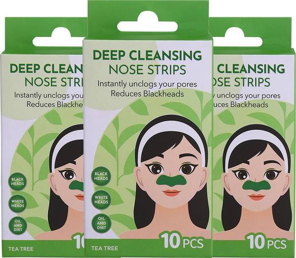 MINISO Nose Strips For Blackhead Whitehead Remover 30PCS,Tea Tree