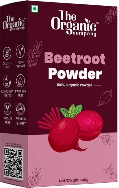 The Organic Company Beetroot Powder For Face | Eating & Drinking | Juice | Edible | Skin Whitening