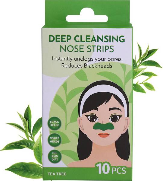 MINISO Nose Strips Blackhead Whitehead Remover,Nose Pore Cleanser Strips,10 PCS
