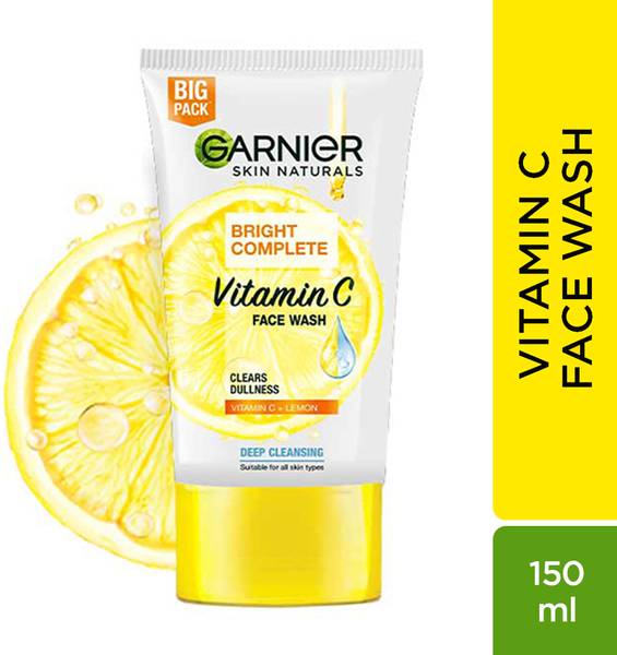 GARNIER Bright Complete VITAMIN C Facewash, 150g Face Wash  (150 g)
