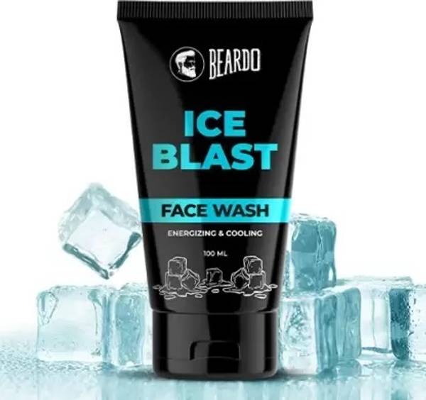 BEARDO Ice Blast Facewash for Men | Energizing and Cooling | Removes Dirt and Impurity Face Wash  (100 ml)