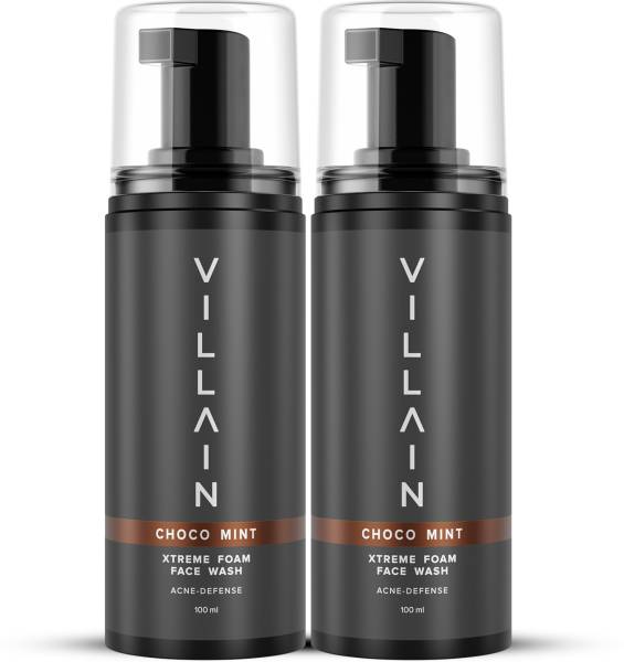 VILLAIN Xtreme Foam (Chocomint) Pack of 2 Face Wash