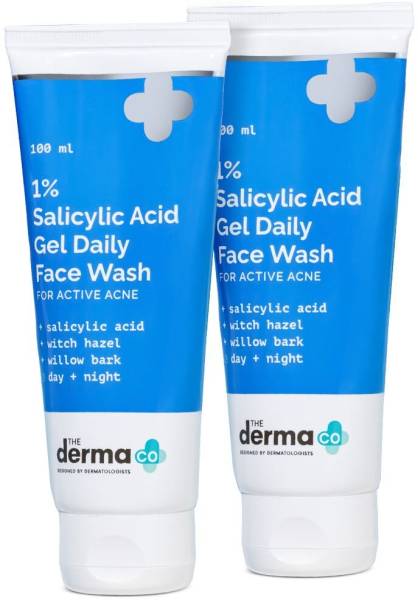 The Derma Co 1% Salicylic Acid Gel for Acne with Salicylic Acid & Witch Hazel Face Wash