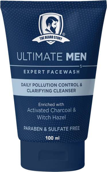 THE BEARD STORY Ultimate Expert Deep Cleansing , Activated Charcoal, For Oily Skin Face Wash