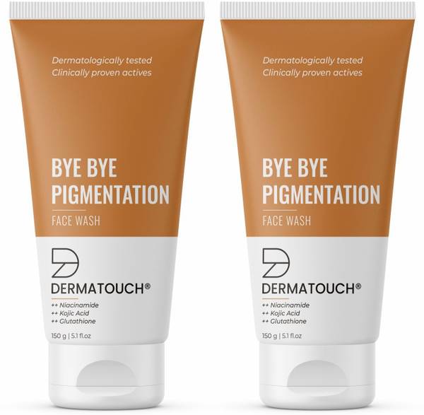 Dermatouch Bye Bye Pigmentation || Anti Pigmentation for Women/Men with Niacinamide, Kojic Acid, & Glutathione Face Wash