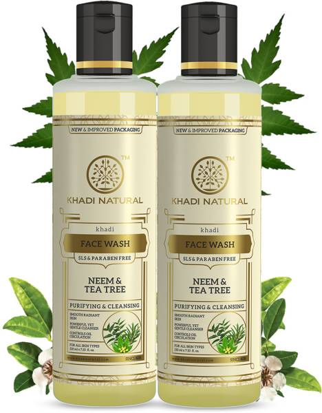 KHADI NATURAL Neem & Tea Tree Face Wash