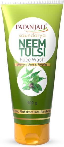 PATANJALI Neem Tulsi , Anti Acne & Pimples, Removes Dirt & Excess Oil Face Wash