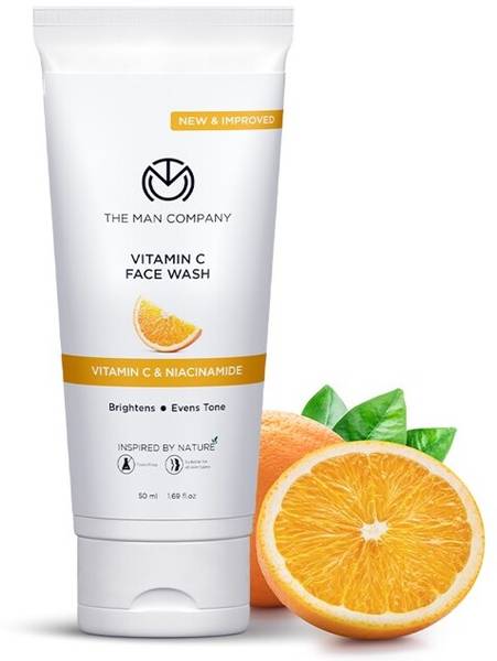THE MAN COMPANY Vitamin C Face Cleanser for Men for Glowing Skin & Sun Damage Repair Face Wash