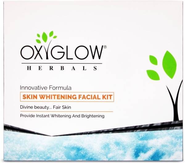 OXYGLOW Herbals Skin Whitening Facial Kit 260 gm (Pack of 1) Natural Moisturiser