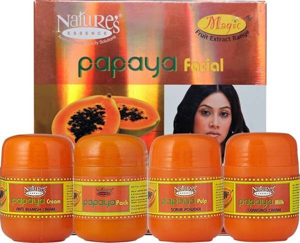 Nature's Essence Papaya Kit for Blemishes & Pigmentation (Free Facial Band) 425 g