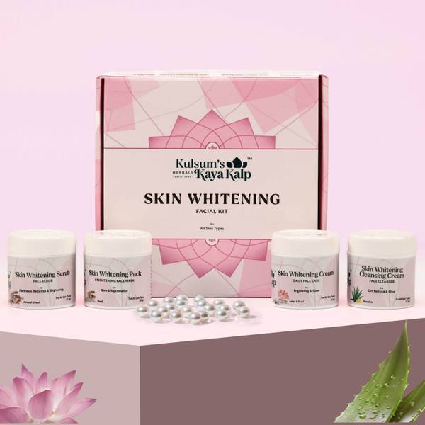 Kulsum's Kaya Kalp Skin Whitening Facial Kit for Women, All Skin Types,15g