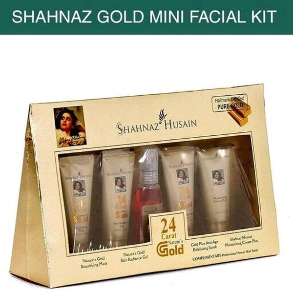 Shahnaz Husain Husain 24 carat gold facail kit 40+15ml