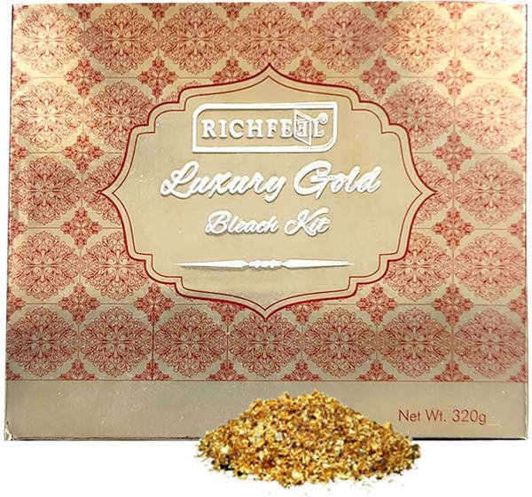 RICHFEEL Luxury Gold Bleach For Radiant & Glowing Skin|Skin Brightening|320 g
