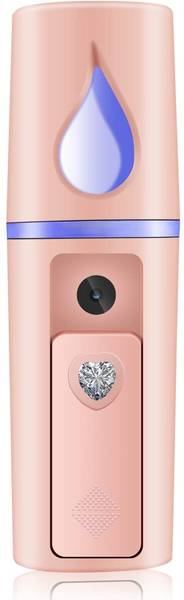 Manmit Enterprise Nano Facial Mister Portable Mist Sprayer With Mirror Mini Cool Mist Spray Mini Facial Steamer