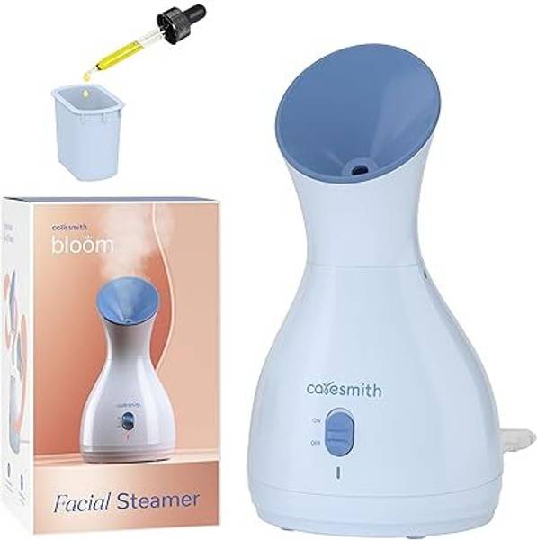 caresmith 2 in 1 Face Steamer + Steamer for Cold and Cough Professional Facial Steamer
