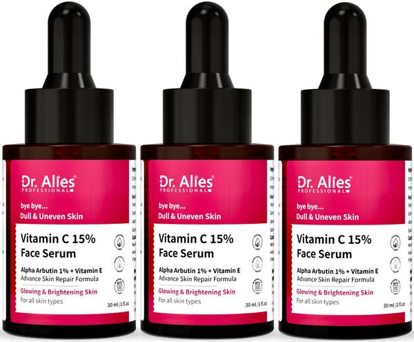 Dr. Alies Professional 15% Vitamin C Face Serum | Skin Brightening | Dark Spots | Anti-Aging face serum